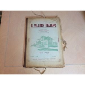 Antique Il Villino Italiano Book Picture Diagram Archiecture of Italian Cottages